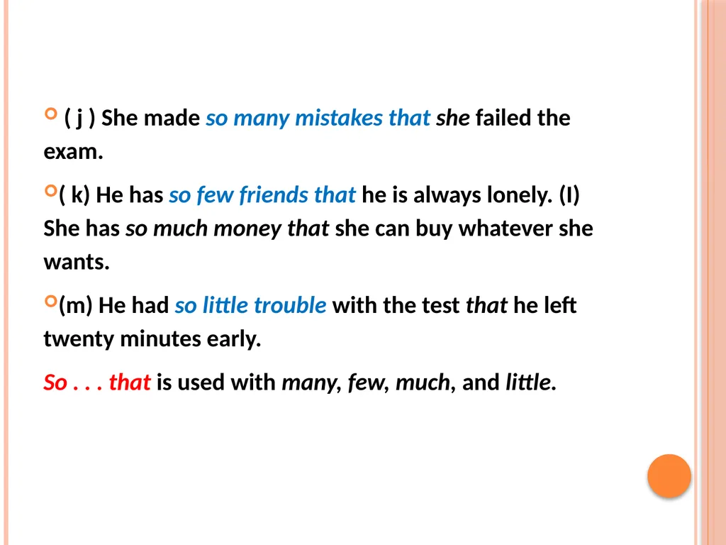 Connectives That Express Cause and Effect, - slide 22 of 45