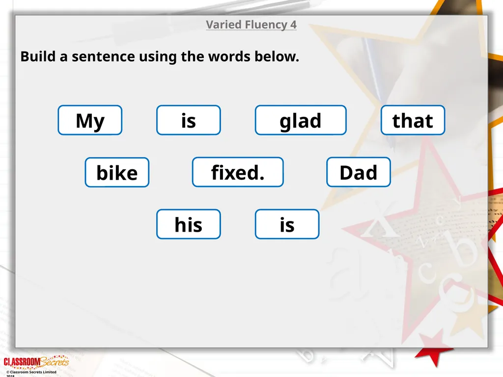 Year 2 - Conjunctions Using ‘because’ and ‘that’ © - slide 10 of 18