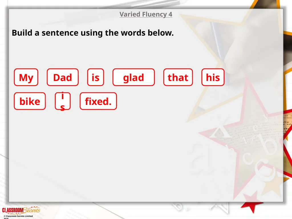 Year 2 - Conjunctions Using ‘because’ and ‘that’ © - slide 11 of 18
