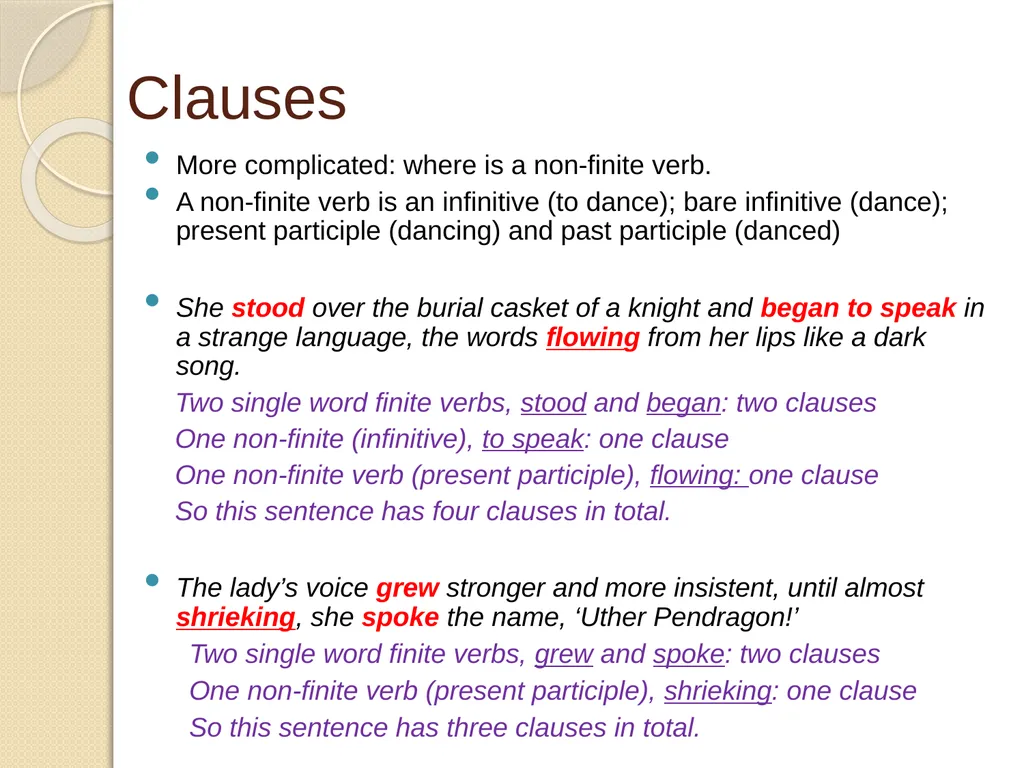 Understanding Sentence Types Information for - slide 11 of 28