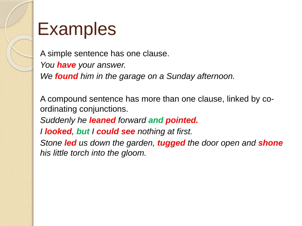 Understanding Sentence Types Information for - slide 7 of 28