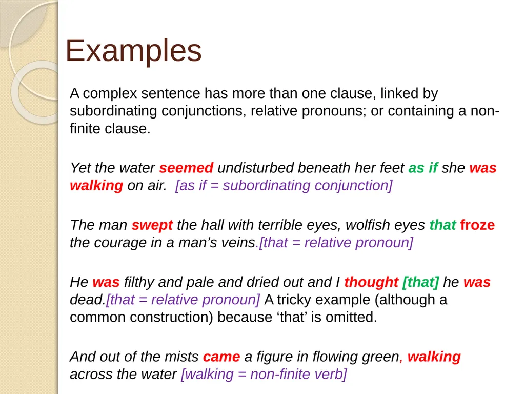 Understanding Sentence Types Information for - slide 8 of 28