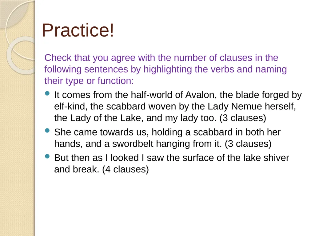 Understanding Sentence Types Information for - slide 14 of 28