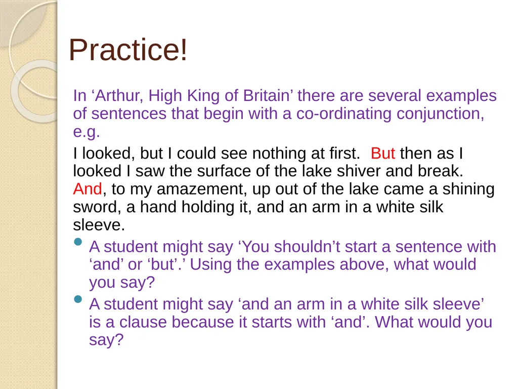 Understanding Sentence Types Information for - slide 19 of 28
