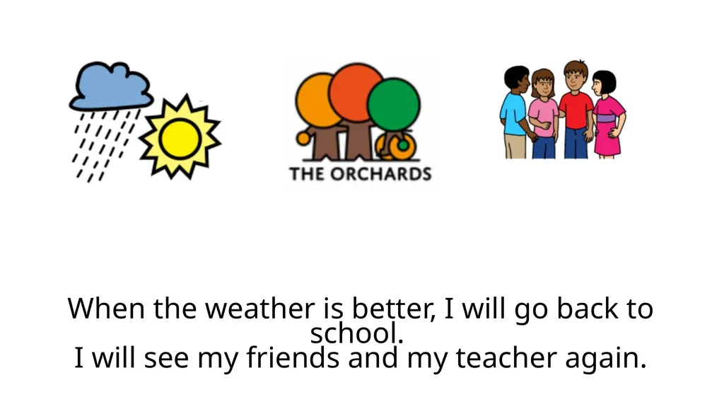 Today school is closed because of snow and ice. - slide 5 of 5