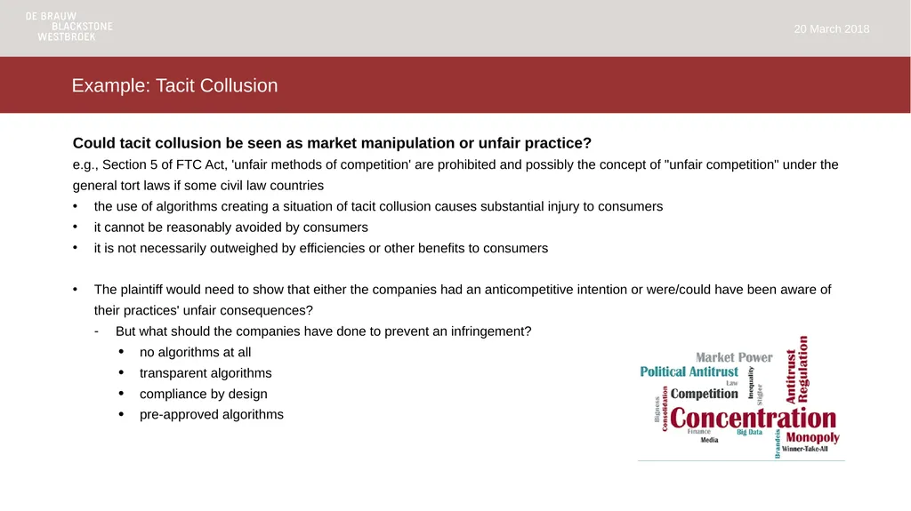 VvM Competition Law in an Algorithmic Age – One - slide 22 of 26