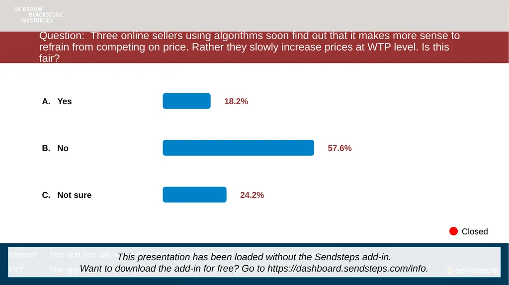 VvM Competition Law in an Algorithmic Age – One - slide 19 of 26