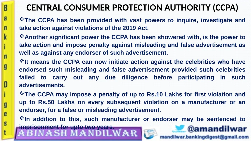 Consumer Protection Act - 2019 Presented by - slide 15 of 25