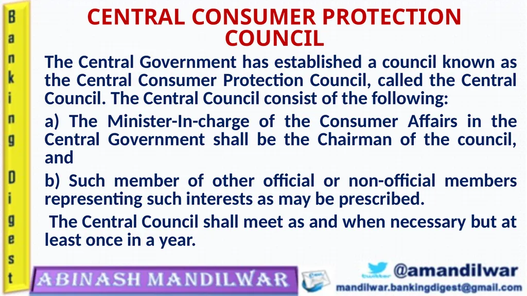 Consumer Protection Act - 2019 Presented by - slide 11 of 25