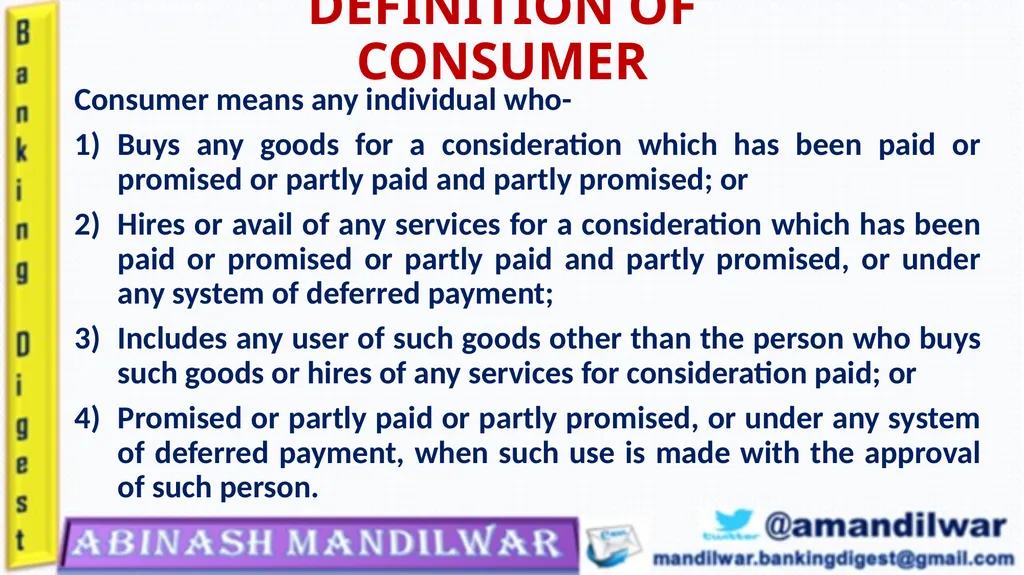 Consumer Protection Act - 2019 Presented by - slide 3 of 25