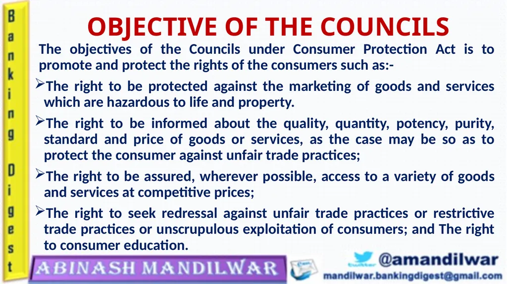 Consumer Protection Act - 2019 Presented by - slide 10 of 25
