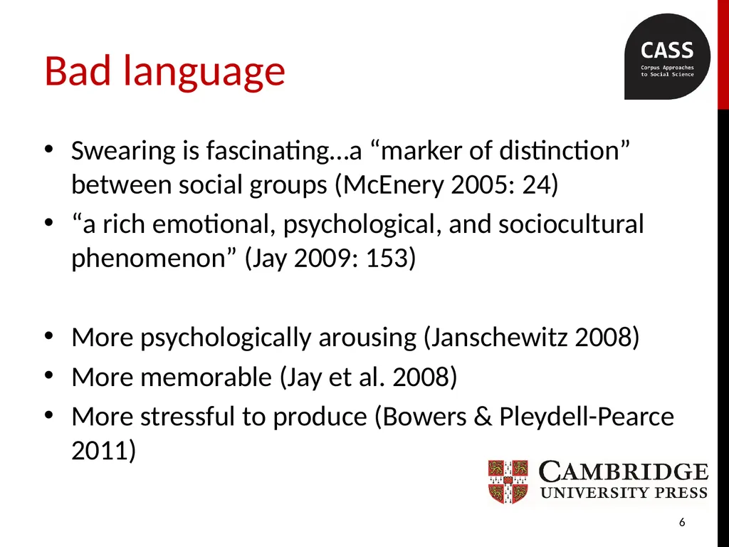 FUCK in spoken British English revisited with the - slide 6 of 25