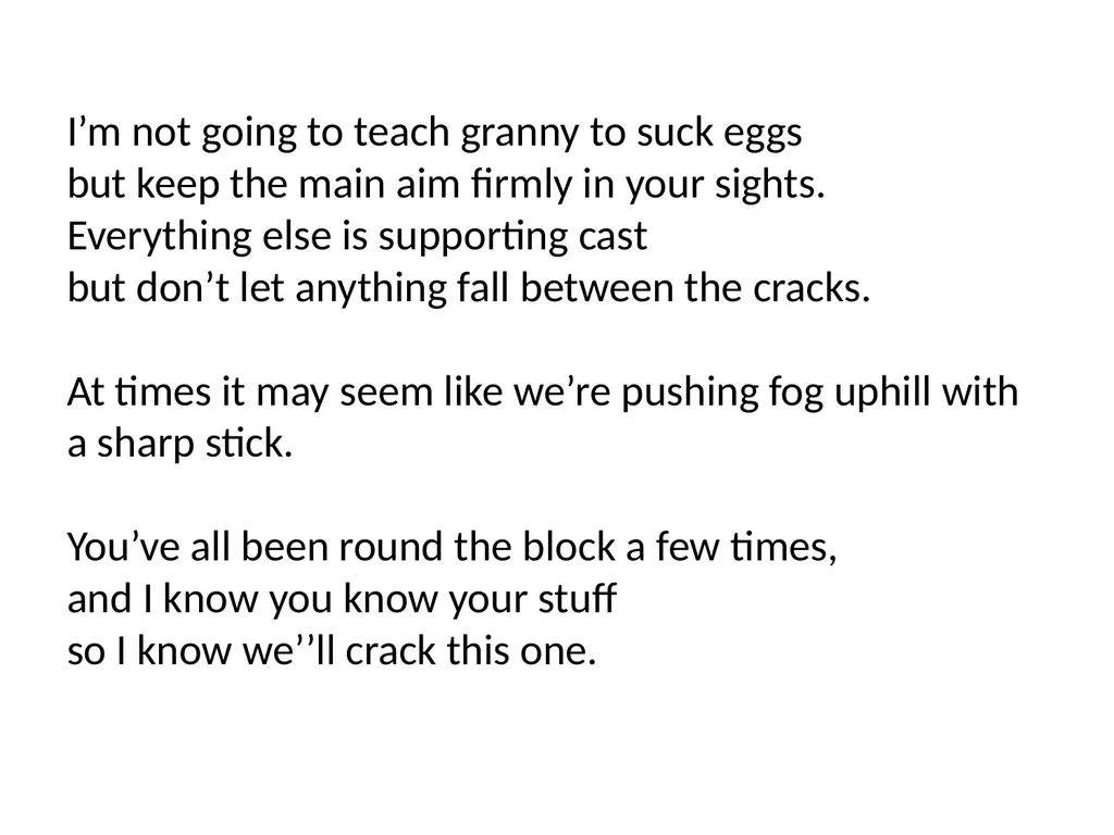 Advanced Metaphors and Euphemisms Warning: - slide 10 of 10