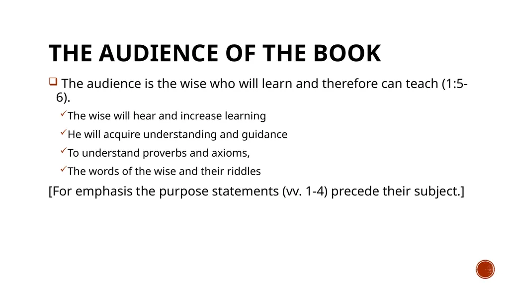 Proverbs August H. Konkel McMcaster Divinity - slide 5 of 7