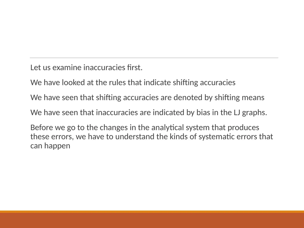ERRORS (SYSTEMATIC Vs RANDOM) Labs for Life - slide 5 of 13