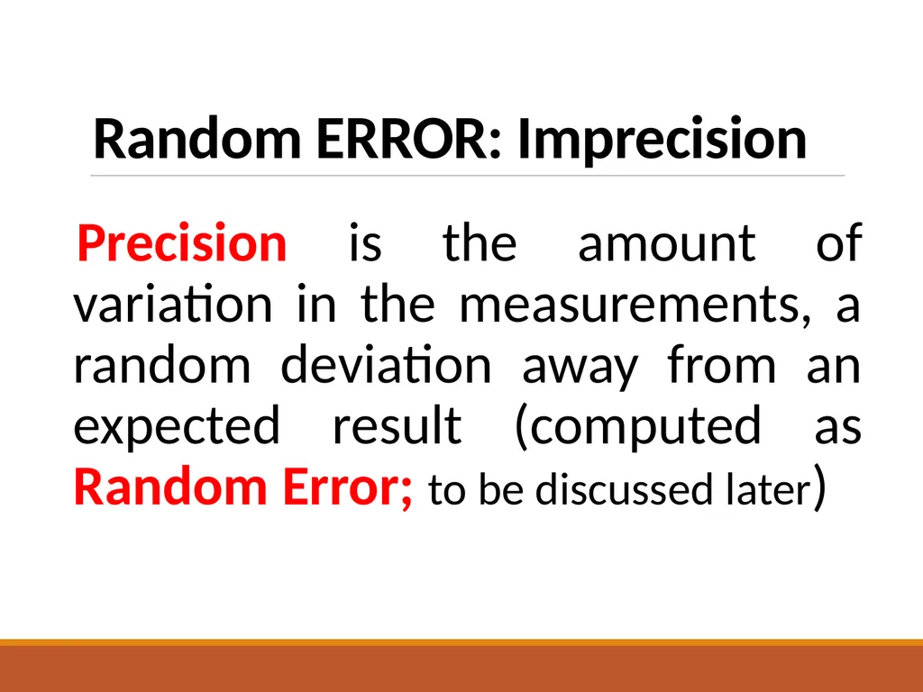ERRORS (SYSTEMATIC Vs RANDOM) Labs for Life - slide 11 of 13