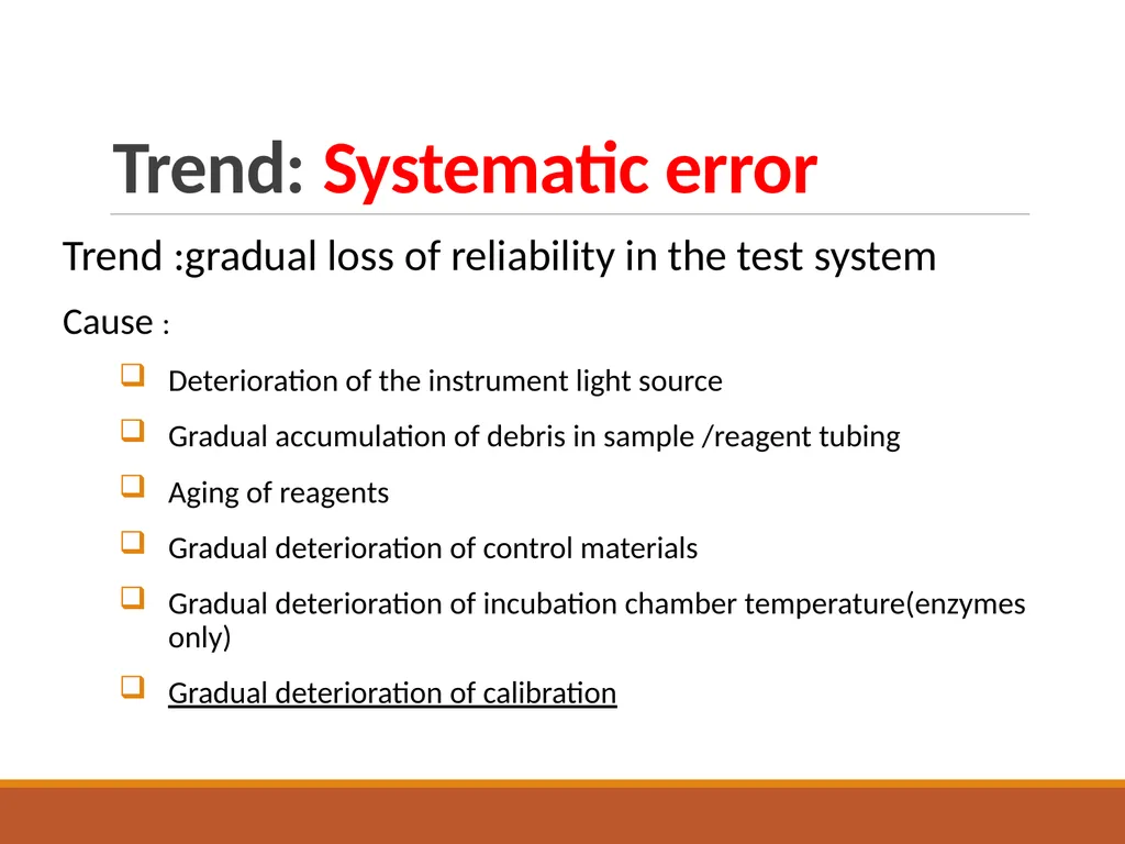 ERRORS (SYSTEMATIC Vs RANDOM) Labs for Life - slide 9 of 13