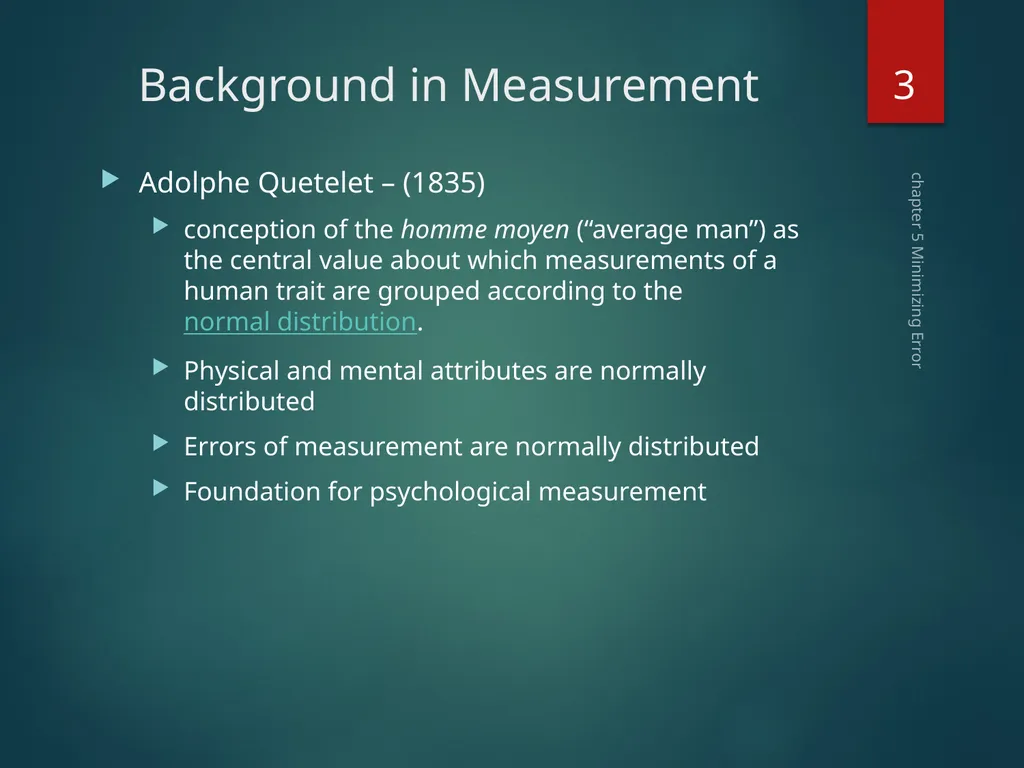 Part II Knowing How to Assess Chapter 5 Minimizing - slide 3 of 25