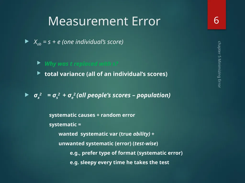 Part II Knowing How to Assess Chapter 5 Minimizing - slide 6 of 25