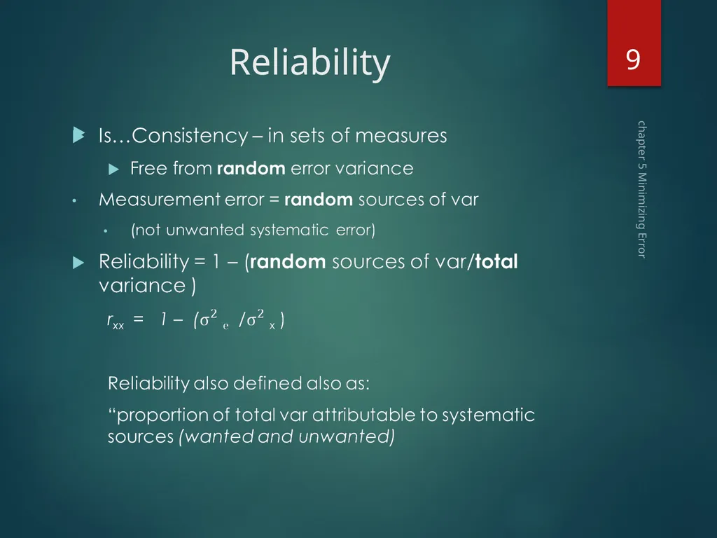 Part II Knowing How to Assess Chapter 5 Minimizing - slide 9 of 25
