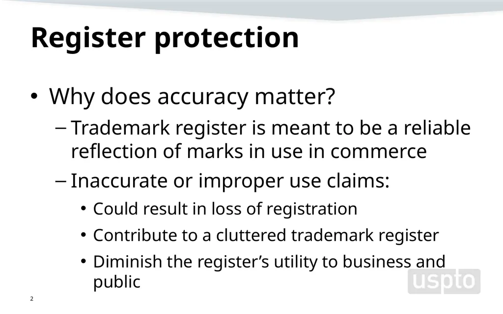 Trademark Modernization Act (TMA) Amy Cotton - slide 2 of 16