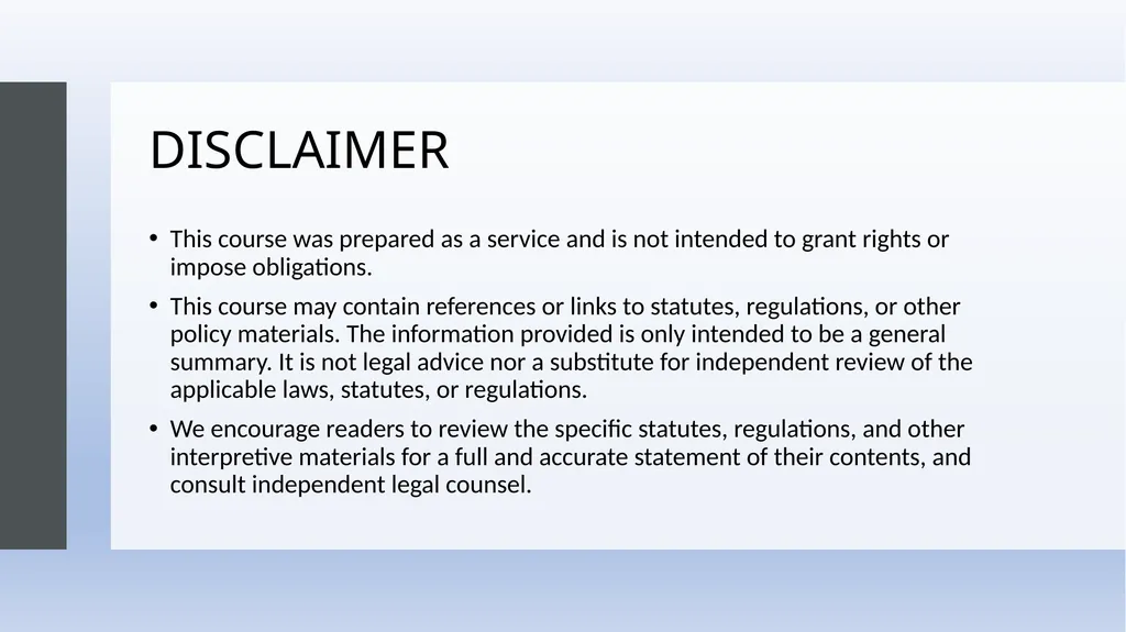 Fraud, Waste & Abuse Overview: General Compliance - slide 24 of 24