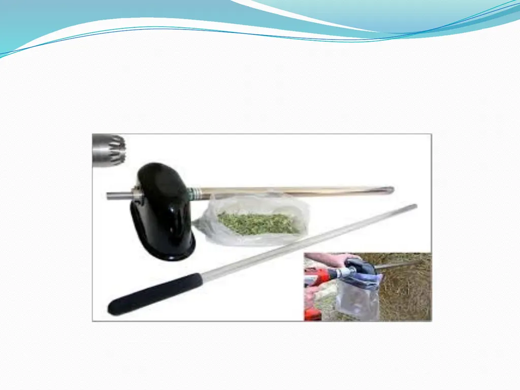 How to take sample for analysis Taking the samples - slide 9 of 13