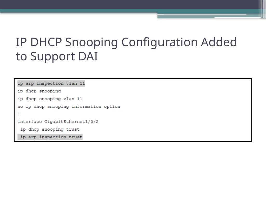 CCNA 200-301, Volume 2 Chapter 8 DHCP Snooping and - slide 24 of 29