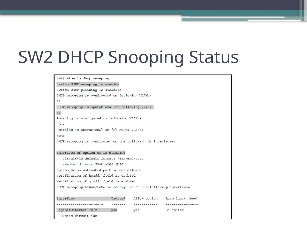 CCNA 200-301, Volume 2 Chapter 8 DHCP Snooping and - slide 13 of 29