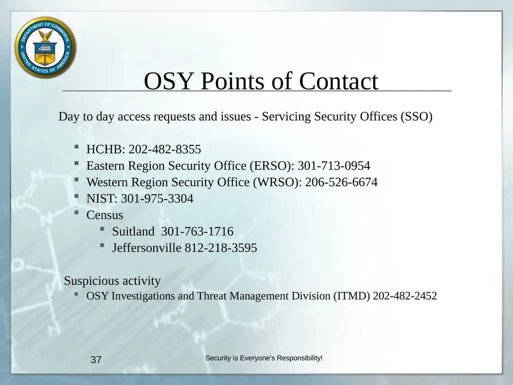 Espionage Indicators Updated 8/2016 U.S. - slide 37 of 39