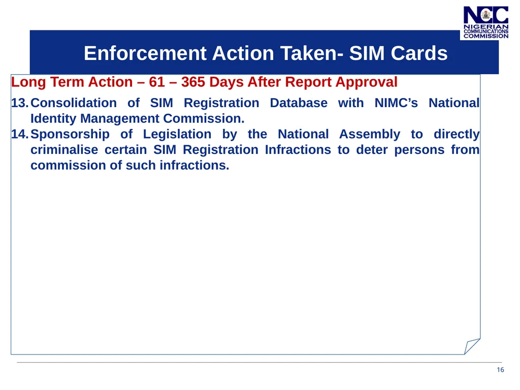 Presentation on Call Masking and Pre-Registered - slide 16 of 20