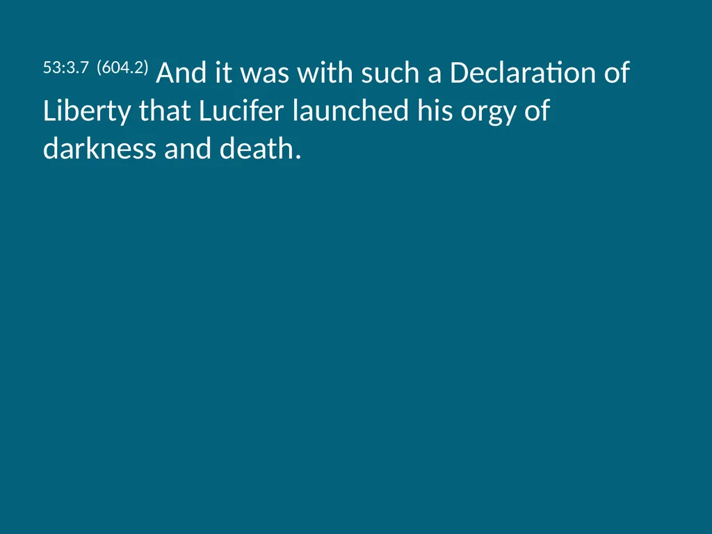 The Urantia Book Paper 53 The Lucifer Rebellion - slide 21 of 75
