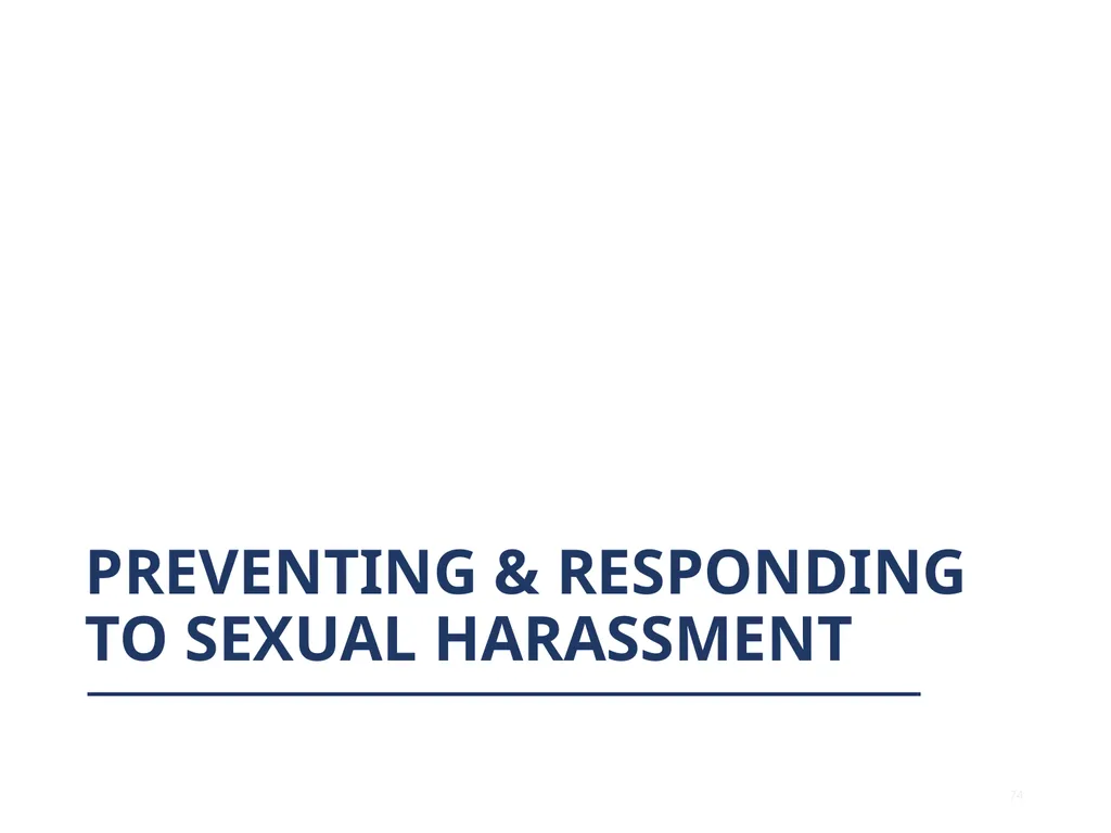 Note that this training is intended to be - slide 74 of 103