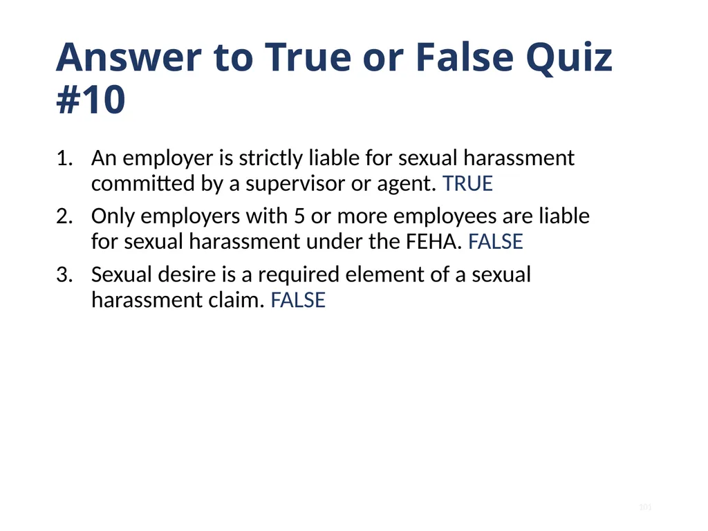 Note that this training is intended to be - slide 101 of 103