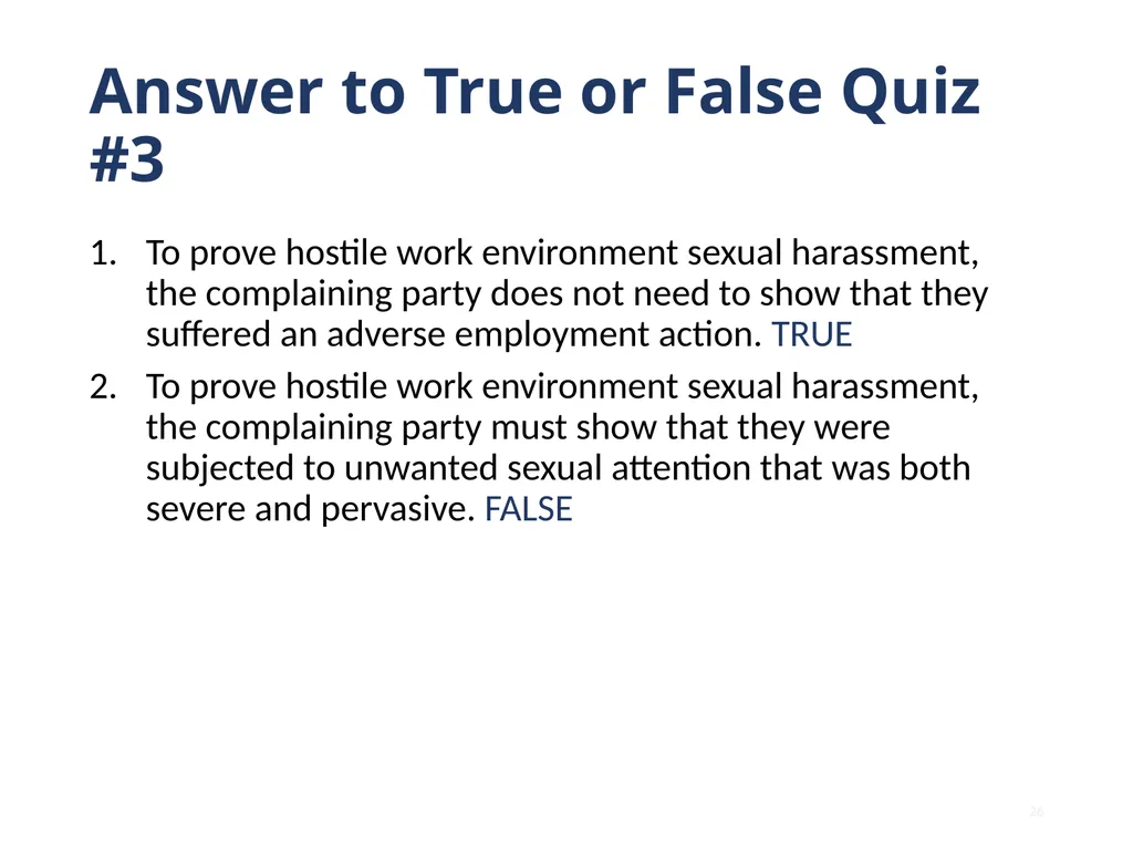 Note that this training is intended to be - slide 26 of 103