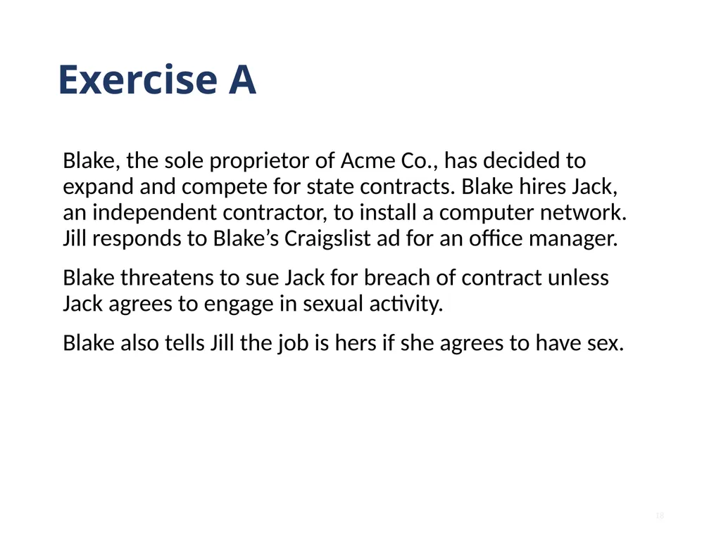 Note that this training is intended to be - slide 18 of 103