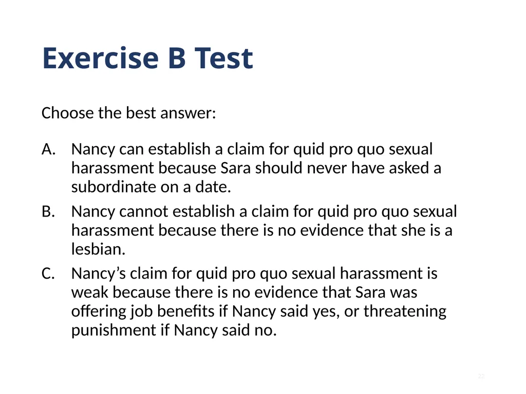 Note that this training is intended to be - slide 22 of 103