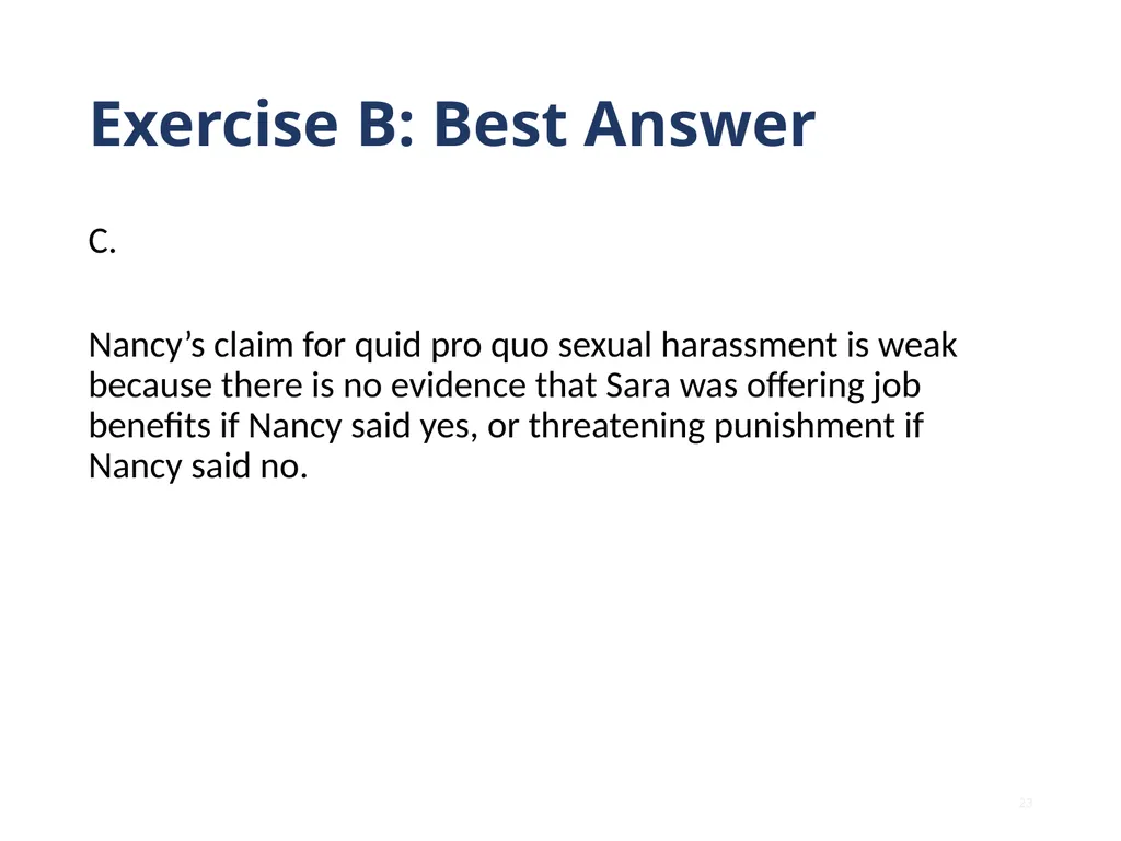 Note that this training is intended to be - slide 23 of 103