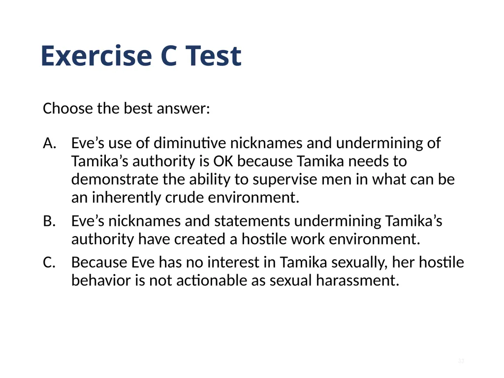 Note that this training is intended to be - slide 33 of 103