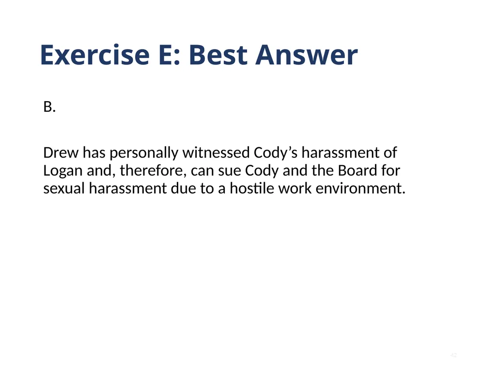 Note that this training is intended to be - slide 42 of 103