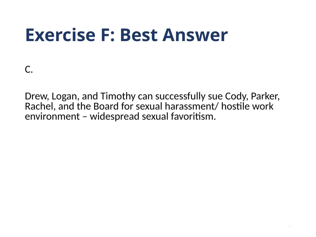 Note that this training is intended to be - slide 45 of 103