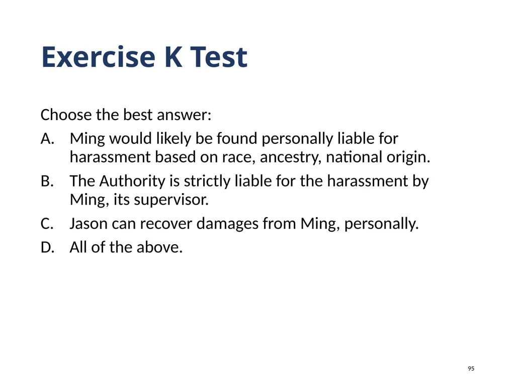 Note that this training is intended to be - slide 95 of 103