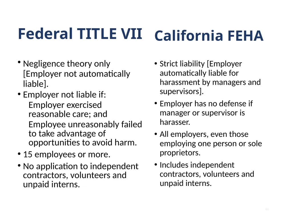 Note that this training is intended to be - slide 66 of 103