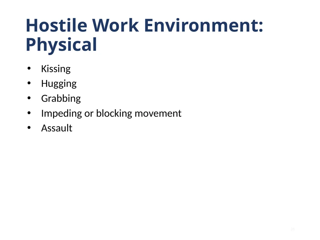 Note that this training is intended to be - slide 31 of 103