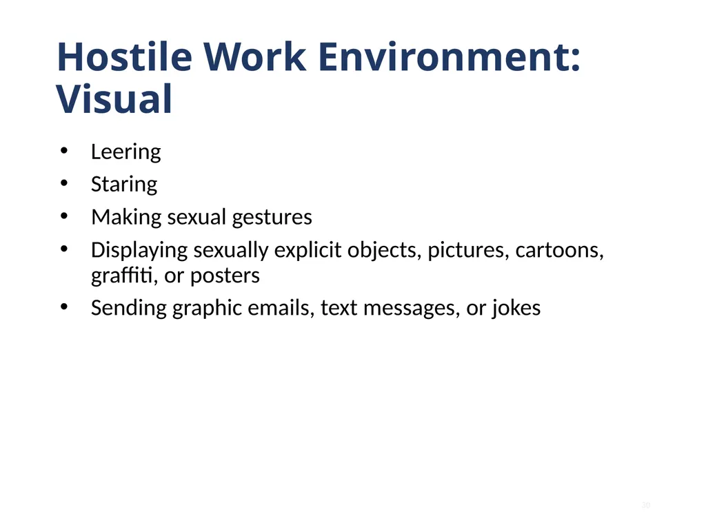 Note that this training is intended to be - slide 30 of 103