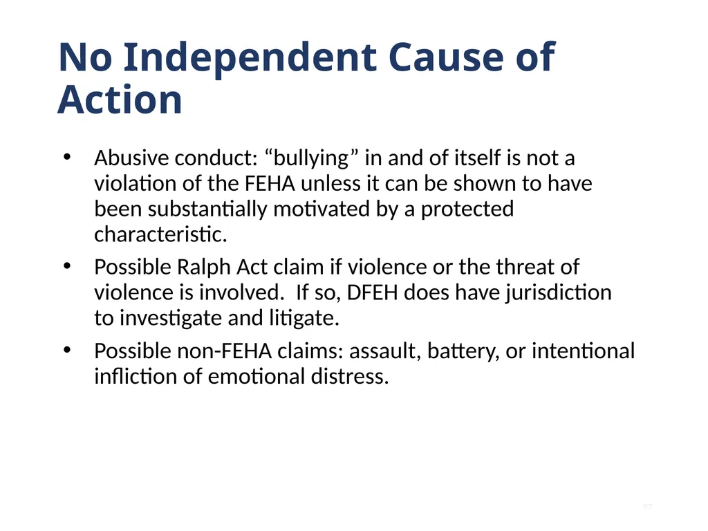 Note that this training is intended to be - slide 97 of 103