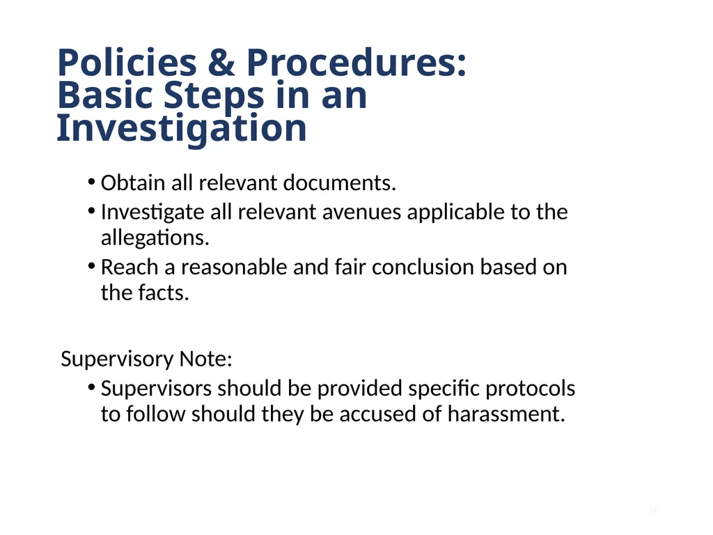Note that this training is intended to be - slide 79 of 103