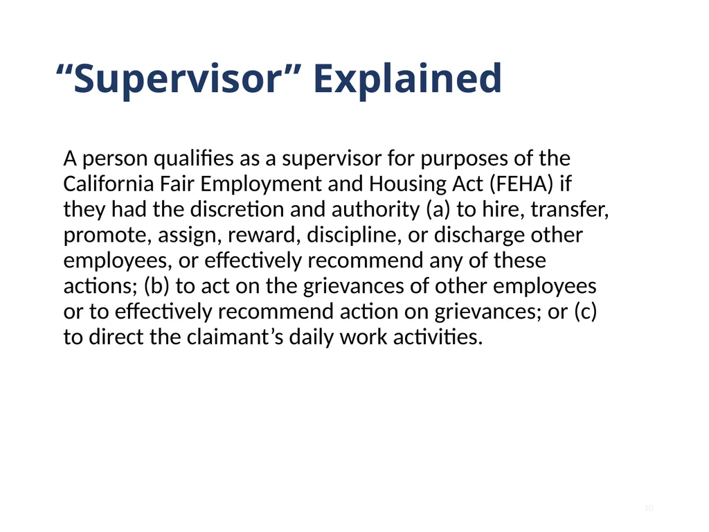 Note that this training is intended to be - slide 10 of 103