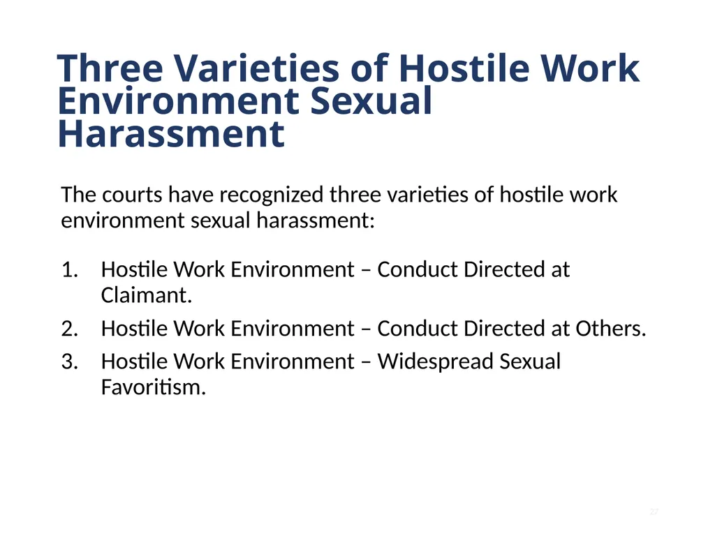 Note that this training is intended to be - slide 27 of 103