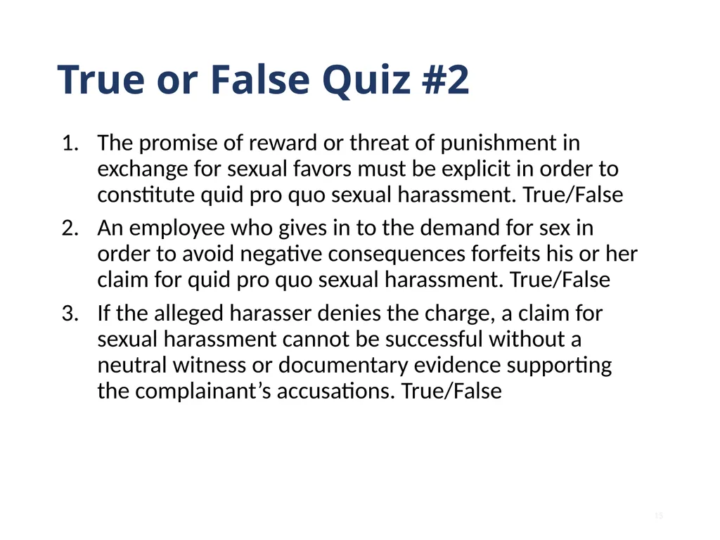 Note that this training is intended to be - slide 15 of 103